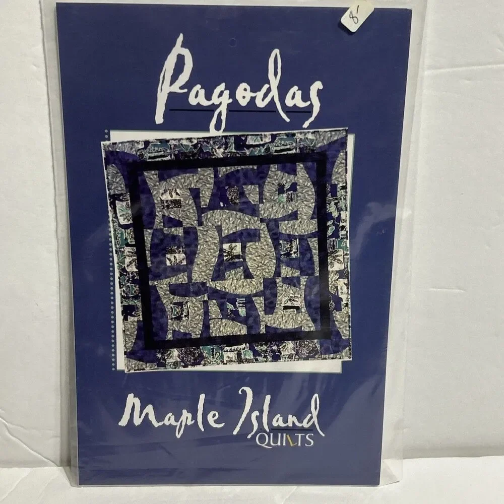 Pagodas Maple Island Quilts MIQ #302 NEW Vintage Sewing Pattern 1998